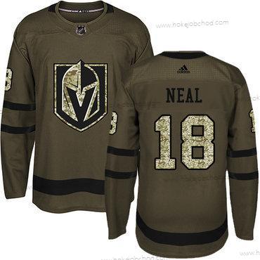 Mládež Vegas Golden Knights #18 James Neal Zelená Salute to Service Sešitý NHL Dres