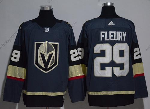 Mládež Vegas Golden Knights #29 Marc-Andre Fleury Šedá Domácí Autentické Sešitý NHL Dres Verze 2