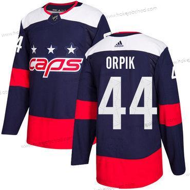 Mládež Washington Capitals #44 Brooks Orpik Námořnictvo Autentické 2018 Stadium Series Sešitý NHL Dres