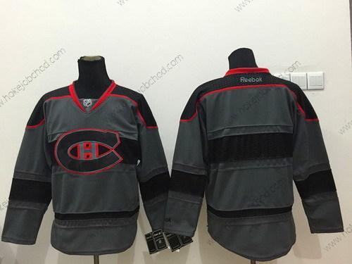 Montreal Canadiens Přizpůsobené Charcoal Šedá Dres