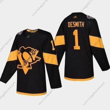 Muž #1 Casey Desmith Pittsburgh Penguins Coors 2019 Stadium Series Černá Autentické Dres