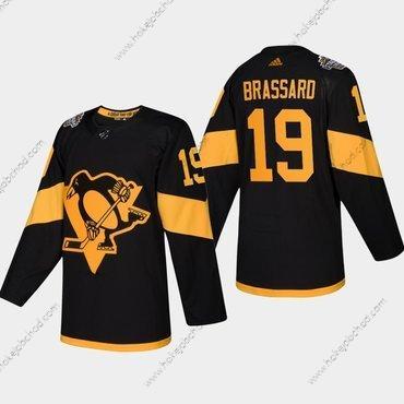 Muž #19 Derick Brassard Pittsburgh Penguins Coors 2019 Stadium Series Černá Autentické Dres