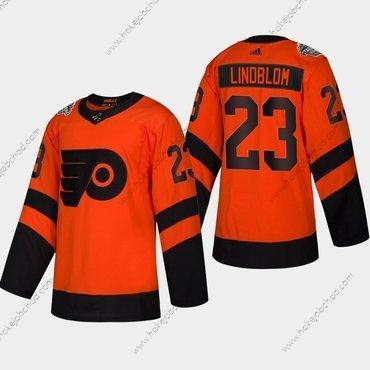 Muž #23 Oskar Lindblom Philadelphia Flyers Coors 2019 Stadium Series Oranžová Autentické Dres