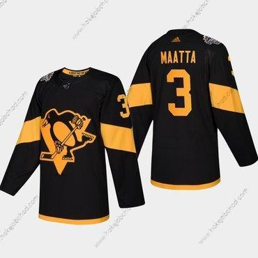 Muž #3 Olli Maatta Pittsburgh Penguins Coors 2019 Stadium Series Černá Autentické Dres