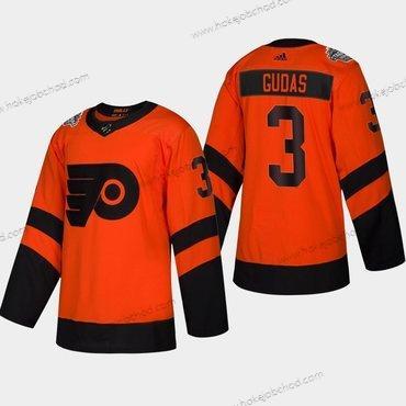 Muž #3 Radko Gudas Philadelphia Flyers Coors 2019 Stadium Series Oranžová Autentické Dres