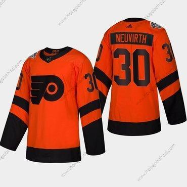 Muž #30 Michal Neuvirth Philadelphia Flyers Coors 2019 Stadium Series Oranžová Autentické Dres