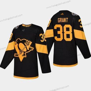 Muž #38 Derek Grant Pittsburgh Penguins Coors 2019 Stadium Series Černá Autentické Dres