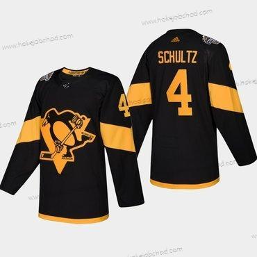 Muž #4 Justin Schultz Pittsburgh Penguins Coors 2019 Stadium Series Černá Autentické Dres