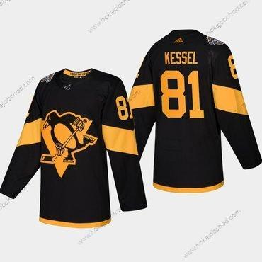 Muž #81 Phil Kessel Pittsburgh Penguins Coors 2019 Stadium Series Černá Autentické Dres