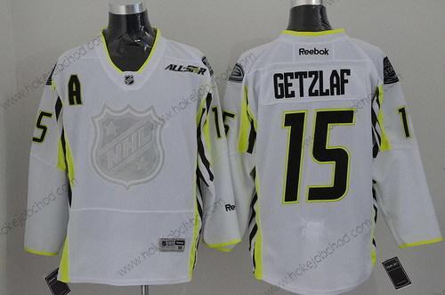 Muž Anaheim Ducks #15 Ryan Getzlaf 2015 All-Stars Bílý Dres