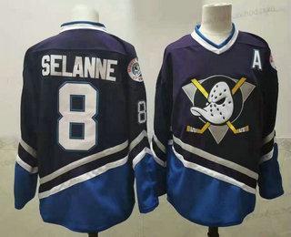 Muž Anaheim Ducks #8 Teemu Selanne 1995-96 Nachový CCM Vintage Dres