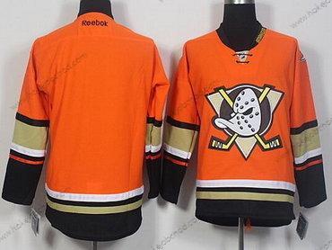 Muž Anaheim Ducks Přizpůsobené Reebok Oranžová Náhradní Hokejový Dres