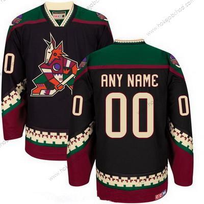 Muž Arizona Coyotes Přizpůsobené Černá CCM Vintage Hokejový Dres