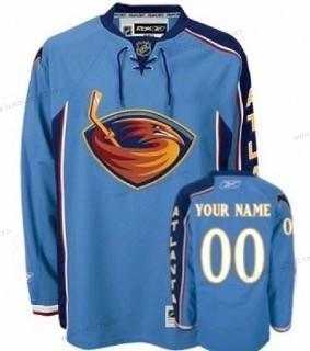 Muž Atlanta Thrashers Přizpůsobené Modrý Dres