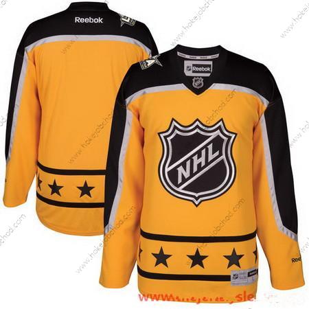 Muž Atlantic Division Reebok Žlutá 2017 NHL All-Star Prázdný Sešitý Hokejový Dres