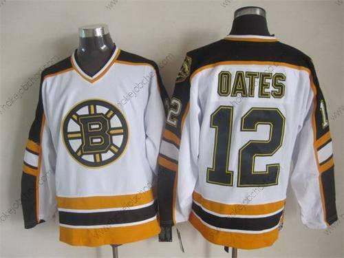 Muž Boston Bruins #12 Adam Oates 1996-97 Bílý CCM Vintage Dres