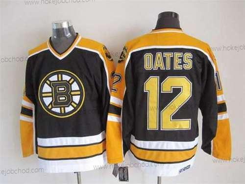 Muž Boston Bruins #12 Adam Oates 1996-97 Černá CCM Vintage Dres