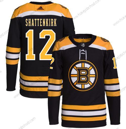 Muž Boston Bruins #12 Kevin Shattenkirk Černá Sešitý Dres