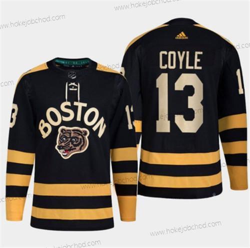 Muž Boston Bruins #13 Charlie Coyle Černá Klasický Primegreen Sešitý Dres