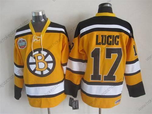 Muž Boston Bruins #17 Milan Lucic 2009-10 Žlutá CCM Vintage Dres