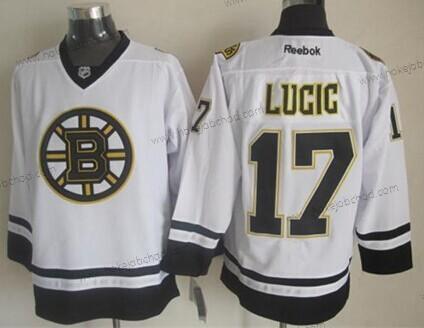 Muž Boston Bruins #17 Milan Lucic 2014 Bílý Dres