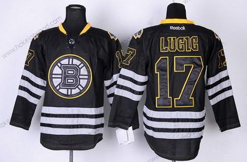 Muž Boston Bruins #17 Milan Lucic Černá Ice Dres