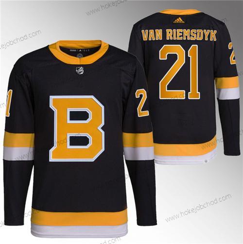 Muž Boston Bruins #21 James Van Riemsdyk Černá Domácí Breakaway Sešitý Dres