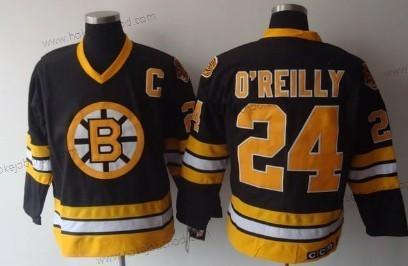 Muž Boston Bruins #24 Terry O’Reilly Černá Retro CCM Dres