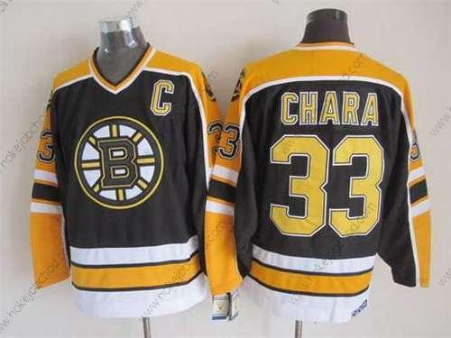 Muž Boston Bruins #33 Zdeno Chara 1996-97 Černá CCM Vintage Dres