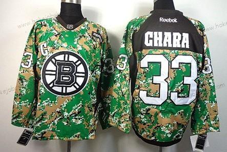 Muž Boston Bruins #33 Zdeno Chara 2014 Camo Dres