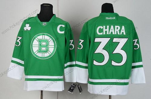 Muž Boston Bruins #33 Zdeno Chara St. Patrick’S Day Zelená Dres