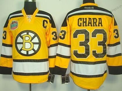 Muž Boston Bruins #33 Zdeno Chara Žlutá Dres