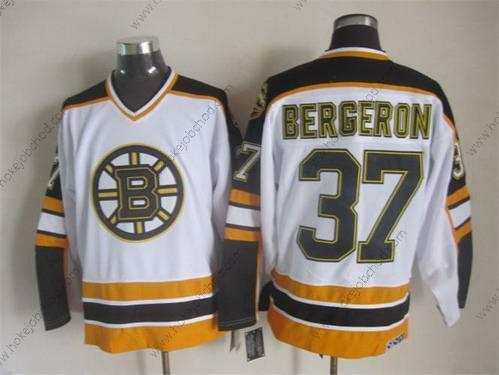 Muž Boston Bruins #37 Patrice Bergeron 1996-97 Bílý CCM Vintage Dres