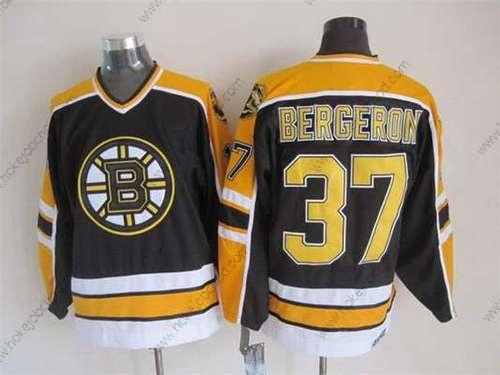 Muž Boston Bruins #37 Patrice Bergeron 1996-97 Černá CCM Vintage Dres