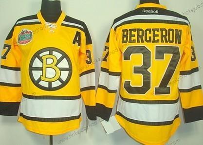 Muž Boston Bruins #37 Patrice Bergeron Žlutá Dres