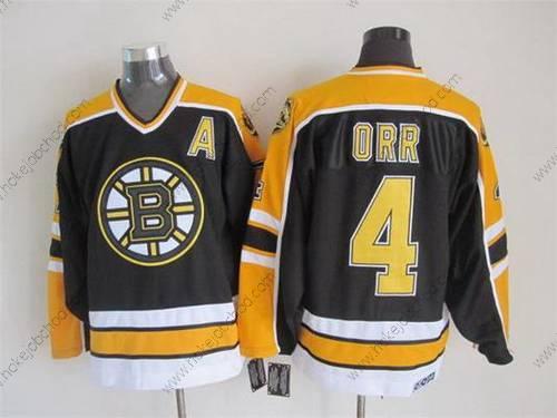 Muž Boston Bruins #4 Bobby Orr 1996-97 Černá CCM Vintage Dres