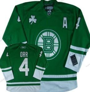 Muž Boston Bruins #4 Bobby Orr St. Patrick’S Day Zelená Dres