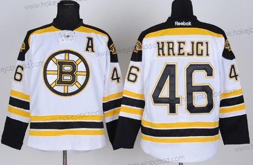 Muž Boston Bruins #46 David Krejci Bílý Dres