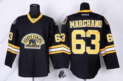 Muž Boston Bruins #63 Brad Marchand Černá Alternativní Dres