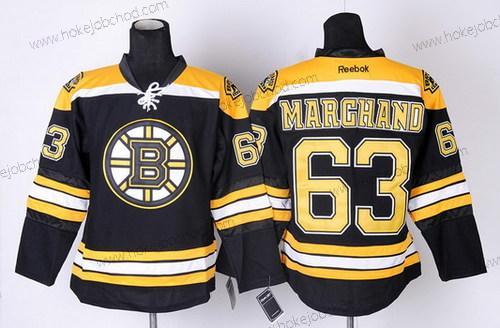 Muž Boston Bruins #63 Brad Marchand Černá Dres