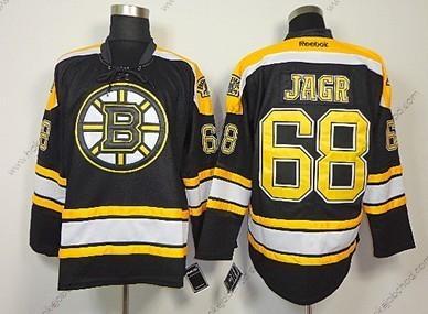 Muž Boston Bruins #68 Jaromir Jagr Černá Dres