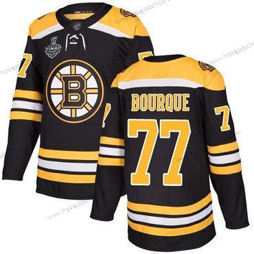 Muž Boston Bruins #77 Ray Bourque Černá Domácí Autentické 2019 Stanley Cup Final Bound Sešitý Hokejový Dres