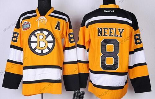 Muž Boston Bruins #8 Cam Neely Žlutá Dres