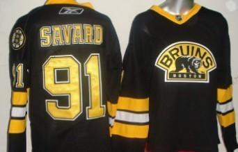 Muž Boston Bruins #91 Marc Savard Černá Alternativní Dres