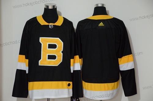 Muž Boston Bruins Prázdný Černá Retro Autentické Sešitý Hokejový Dres