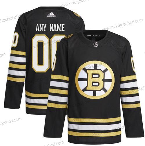 Muž Boston Bruins Přizpůsobené Černá 100th Výročí Sešitý Dres