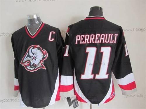 Muž Buffalo Sabres #11 Gilbert Perreault 1996-97 Černá CCM Vintage Dres