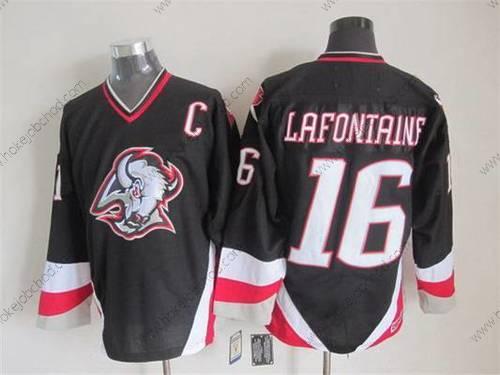 Muž Buffalo Sabres #16 Pat Lafontaine 1996-97 Černá CCM Vintage Dres