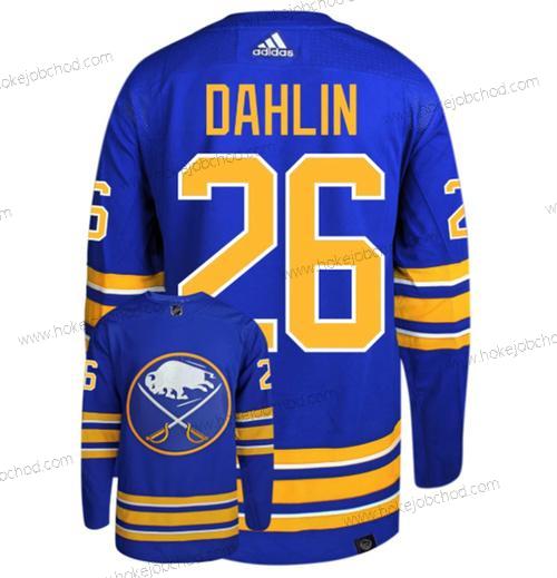 Muž Buffalo Sabres #26 Rasmus Dahlin Modrý Sešitý Dres