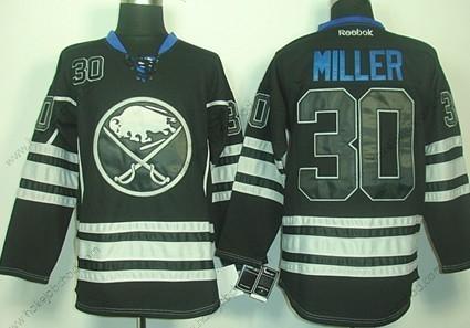 Muž Buffalo Sabres #30 Ryan Miller Černá Ice Dres